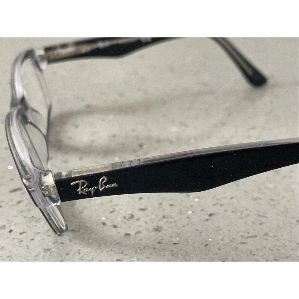 Ray-Ban RB 1530 3529 46-16-125 Black Crystal Full Rim Eyeglasses Frames ONLY